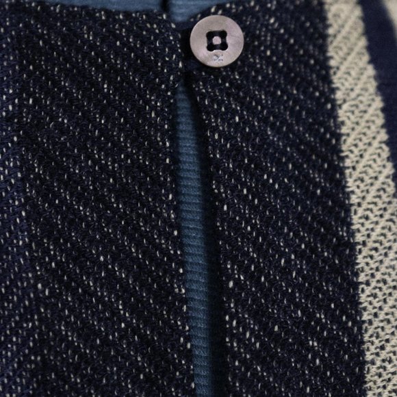 45rpm Button-up Blue Long Sleeve with Collar Dress - Picture 4 of 4